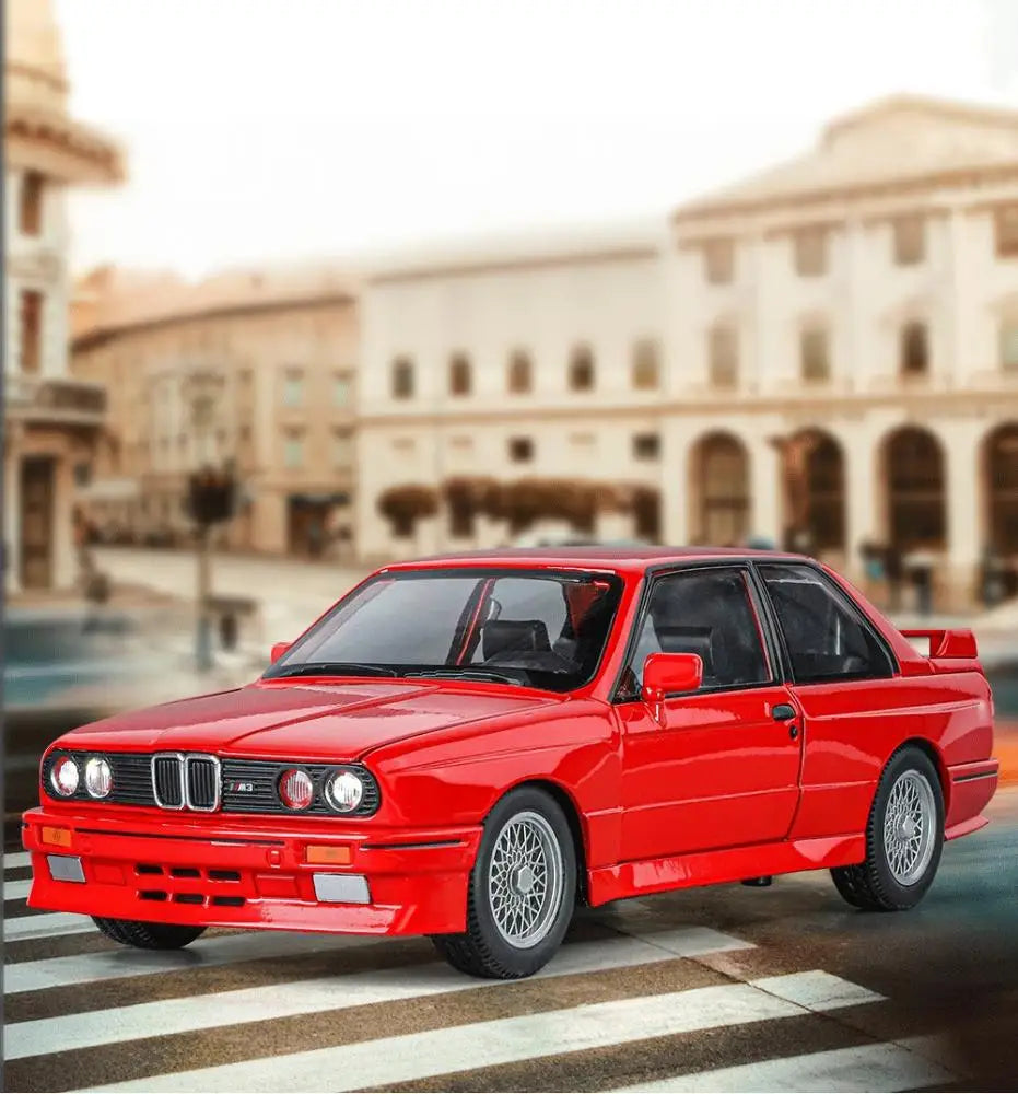 1:24 M3 E30 IM Alloy Miniature Car, Diecast Metal Model Collection Hobbies, Birthday Present With Friend Decoration Classic Car GT