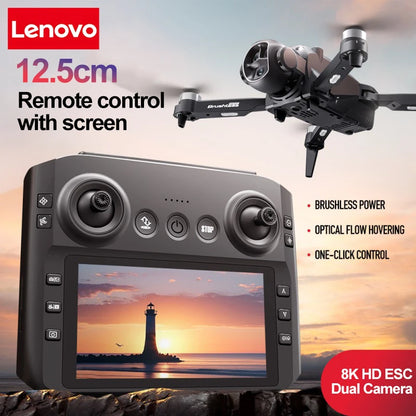 Lenovo M7 Drone 8K Aerial HD Dual Camera Intelligent Obstacle Avoidance Brushless Motor 5G WIFI GPS Screen Remote Control Drone