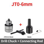 1PCS JT0 B10 B12 0.6-6mm 0.3-4mm 1.5-10mm Drill Chuck Adaptor Connecting Rod Shaft Sleeve Steel Copper Coupling 4/5/6/8/10/12mm