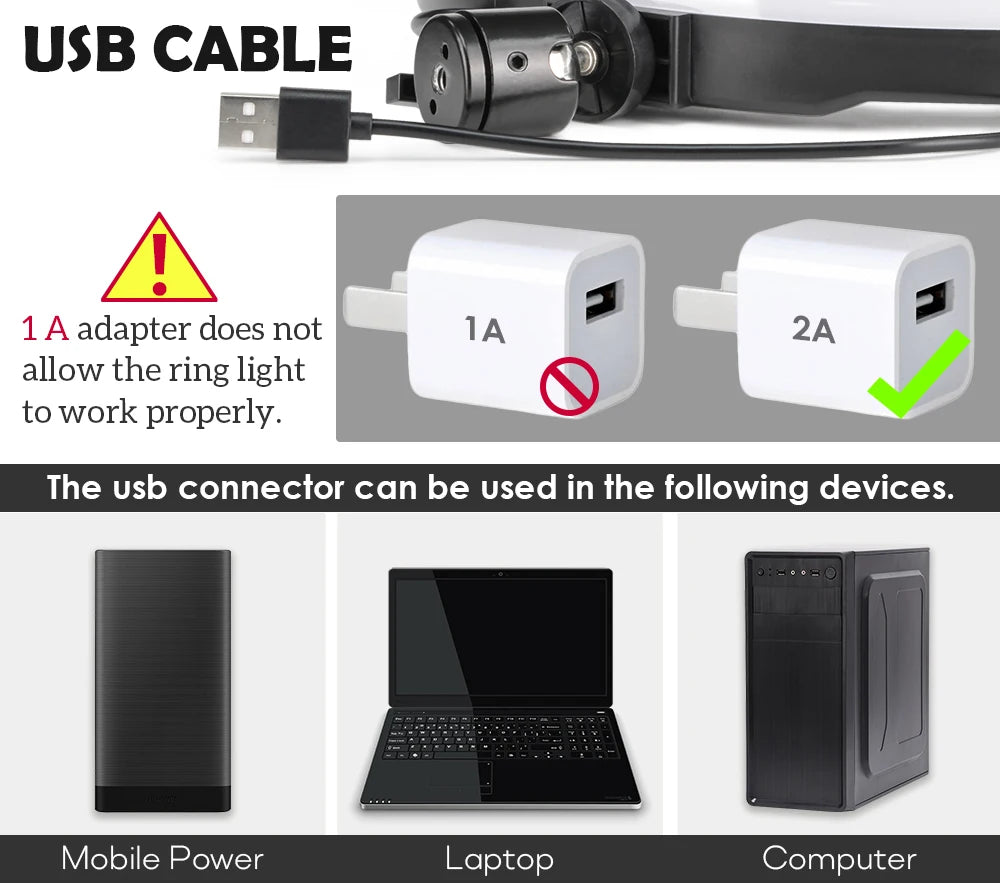 Tripod With LED Ring Light For Phone, Tripod Camera Stand Selfie Photography Light LED Lamp Color Photo Studio For YouTube Live