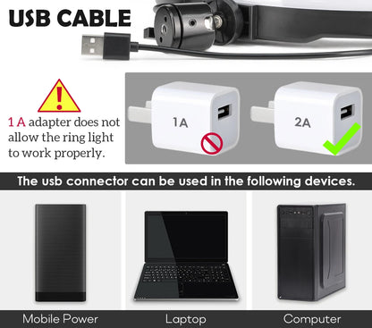 Tripod With LED Ring Light For Phone, Tripod Camera Stand Selfie Photography Light LED Lamp Color Photo Studio For YouTube Live