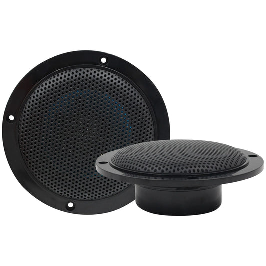 Herdio 4'' 160W 2PCS Waterproof Ceiling Speaker, Surround Sound Speaker For Kitchen Bathroom Yacht Outdoor Boat Home