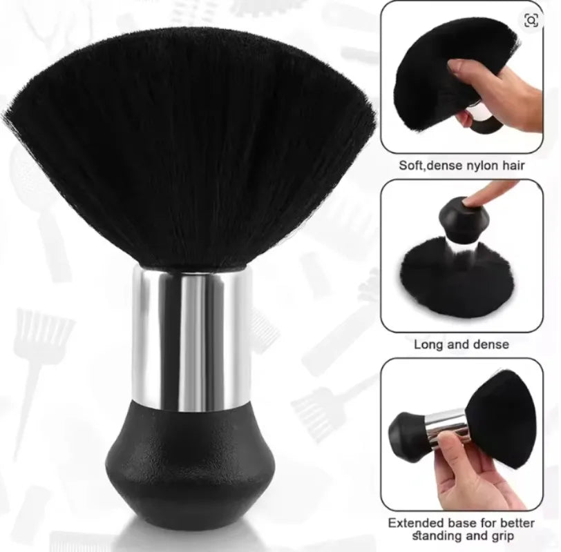 Professional Barber Kit Hairdresser Tool Set - Neck Duster, Water Spray Bottle, Cleaning Brush for Hair Styling Salon & Home Use