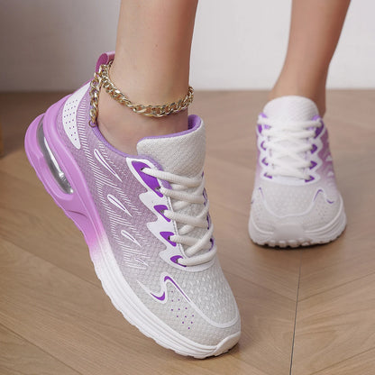 Sneaker Women's Walking Shoes Women's Fashion Air Cushion Mesh Breathable Tennis Sport Shoes