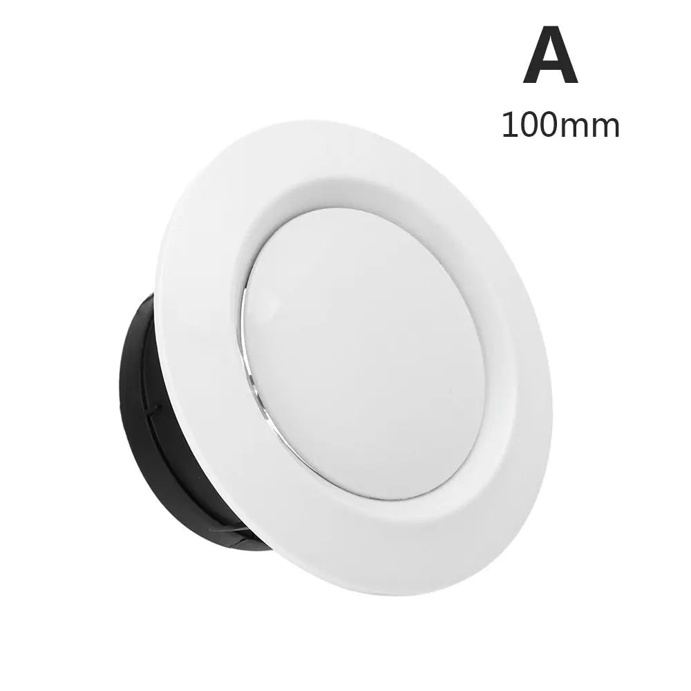 Various Shapes 100/150mm Round Ducting Ventilation Cover Air Vent Extract Valve Grille Air Circulation Vents Cover