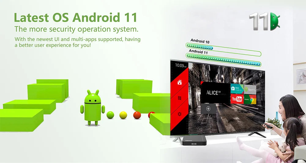 Smart TV Box Android 11 Tanix W2 Amlogic S905W2 Android 11.0 Media Player H.265 AV1 Dual Wifi HDR 10+ 4GB32GB Set Top Box 2G16G