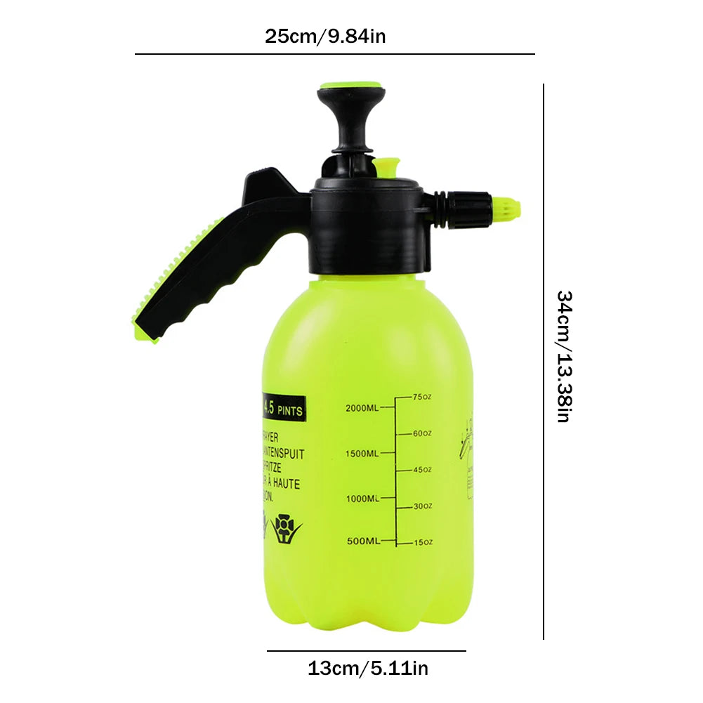 2L/3L Hand Pressure Water Sprayer Portable Garden Sprayer Disinfection Spray Bottle Plants Sprinkler Car Wash Spray Watering Can