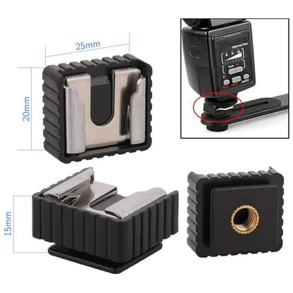 Camera Male to Female Conversion Screw 1/4" 3/8" Inch 20-Thread Fixed Mount Converter for DSLR Light Stand Tripod Ballhead
