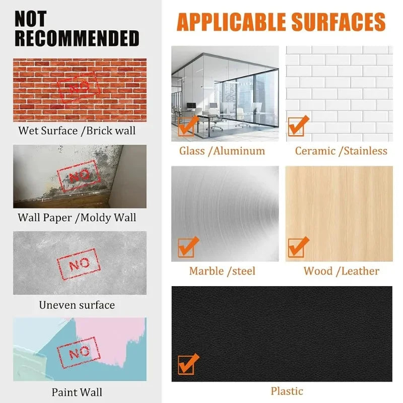 20-50mm Width Ultra Strong Adhesive Nano Tape, High Viscosity Double-Sided Tape, Traceless Transparent Reusable Mounting Tape