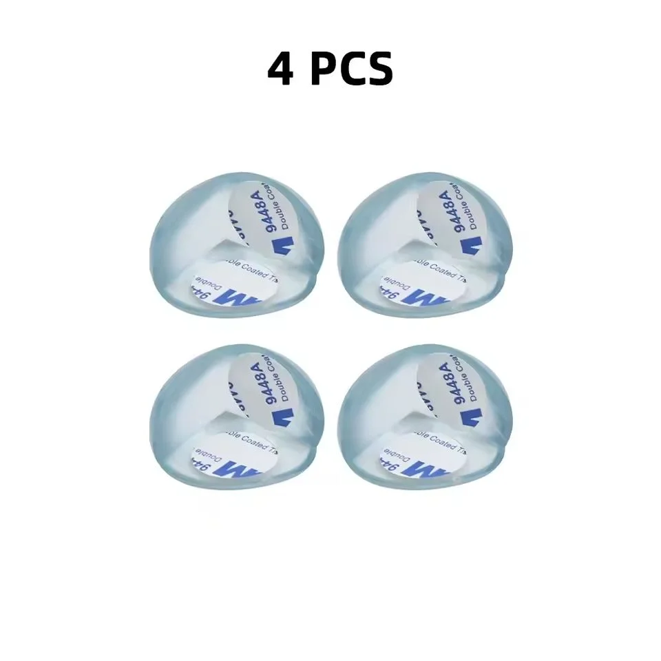 4/8/10/12Pcs Baby Safety Silicone Protector Table Corner Edge Protection Cover Transparent Anti Collision Soft Guard Home Tool