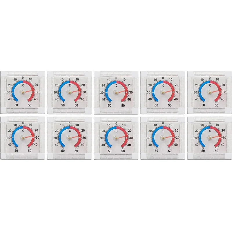 No Battery Dial Thermometer Outdoor Indoor Window Wall Temperature Thermometer -50°C~50°C Home Graduated Disc Measurement