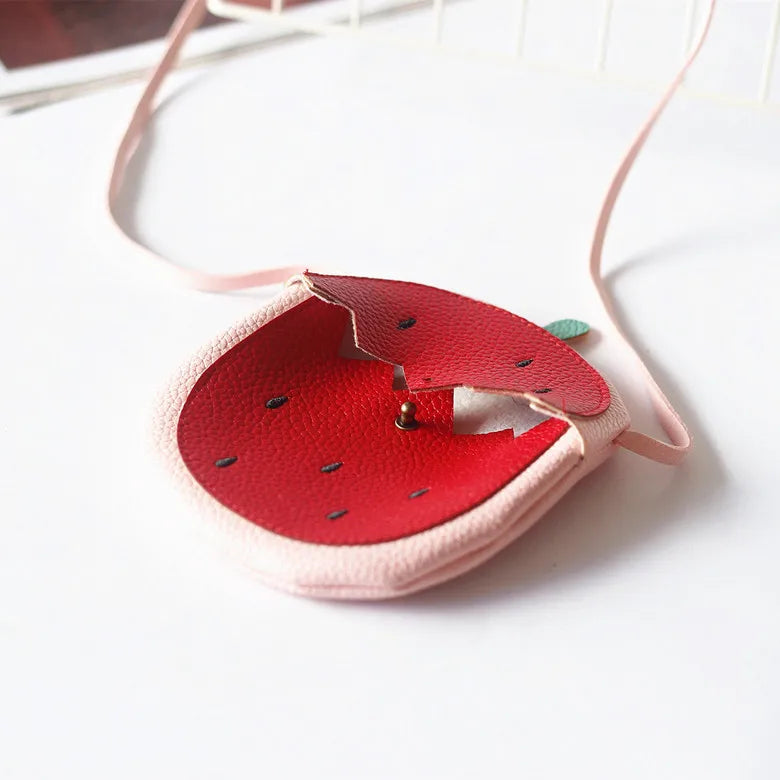 New Girls Messenger Bag, Kids Cute Pumpkin Fruit Pattern Children's Bag, Children Cute Single Shoulder Crossbody Bag