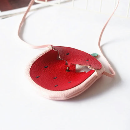 New Girls Messenger Bag, Kids Cute Pumpkin Fruit Pattern Children's Bag, Children Cute Single Shoulder Crossbody Bag