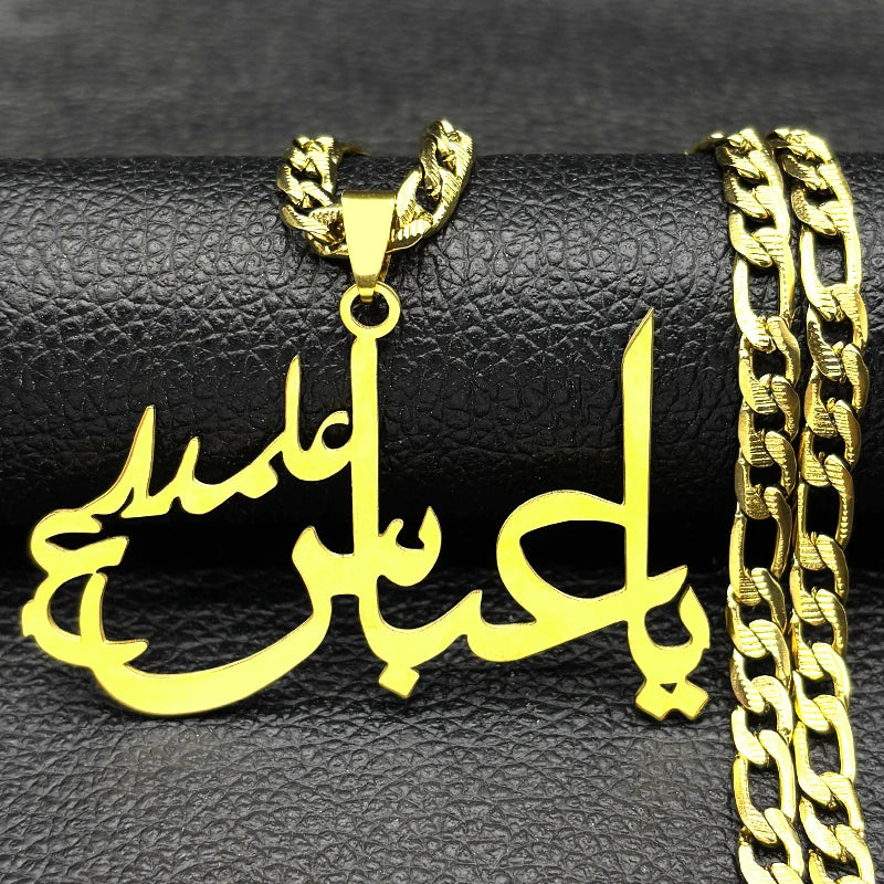 Hebrew Letter Hai Chai Symbol Pendant Necklace For Women Men Stainless Steel Jewish Life Symbol Necklace Religion Amulet Jewelry