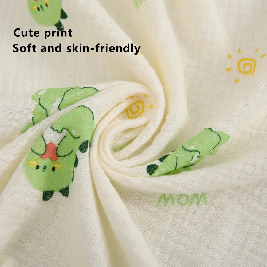 Baby Nursing Cover, Arched Neckline, Soft & Breathable 100% Cotton, Mother's Nursing Apron, Multi-use Stroller Cover