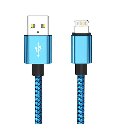 20cm 1m 2m 3m USB Cable Charger For iPhone 13 12 11 Pro XS MAX X 8 7 6S 6 Plus 5 iPad Fast Charging Original Long Wire Data Cord