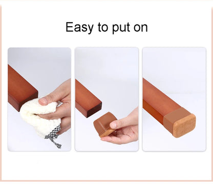 8Pcs, Silicone Chair Leg Floor Caps, Floor Protectors, Chair leg Foot End Covers for No Noise