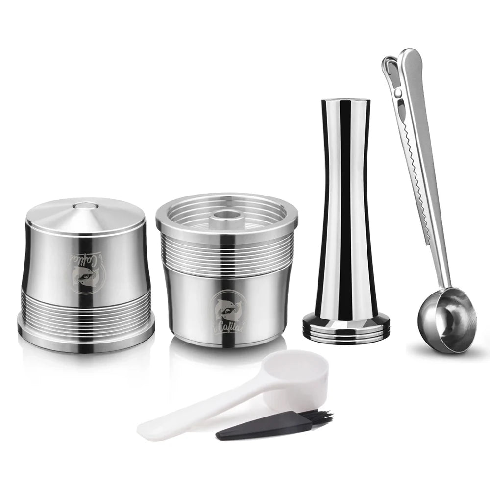 ICafilas Reusable Coffee Capsule Pod For illy X7.1 illy Y5 Machine Stainless Steel Refillable Coffee Maker Filter