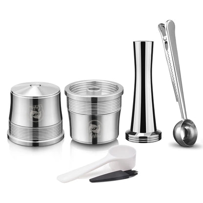 ICafilas Reusable Coffee Capsule Pod For illy X7.1 illy Y5 Machine Stainless Steel Refillable Coffee Maker Filter