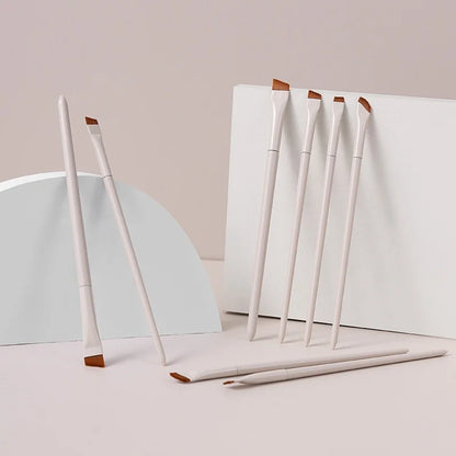 1/3/7/9pcs White Upgrade Blade Eyeliner Brush Eye Makeup Brushes Set Ultra Thin Fine Angle Flat Eyebrow Precise Detail Brush