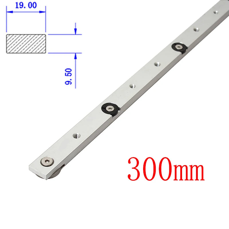 Aluminium Alloy T-tracks Slot Miter Track And Miter Bar Slider Table Saw Miter Gauge Rod Woodworking Tool Durable In Use
