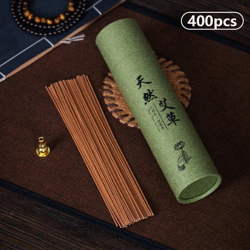 400Pcs, Natural Sandalwood Sticks Home Incense Sticks, Blessing Ceremony, Prayer, Buddha, Incense, Wormwood, Sandalwood, Agarwood