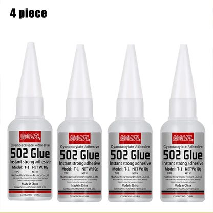 High Quality 502 Super Glue Bond, Fast Universal Glue For Toys Crafts Shoes Paper Wood Plastic, Fast Repairing, factory direct sale
