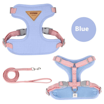 Escape Proof Cat Harness with Leash, Adjustable Soft Vest, Pet Walking Set for Outdoor, Kitty Safety No Pull Comfort Design