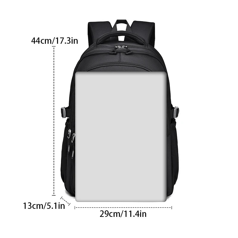 A Multi-layer Waterproof and Stylish Oxford Backpack, Large-capacity Simple Commuter Out-of-town Student Backpack