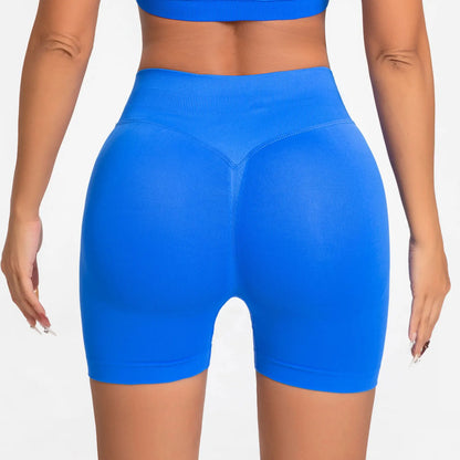 NCLAGEN Impact Shorts Women Low Rise Workout Gym Clothes Running Seamless Sports Leggings Scrunch Booty Hip Lifting Yoga Shorts
