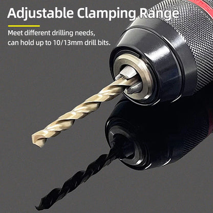 1Pc 1.5-10mm OR 0.8-10mm 1/4" Hex Shank Drill Chuck Keyless Drilling Quick Change Bit Adapter Converter Woodworking Power Tool