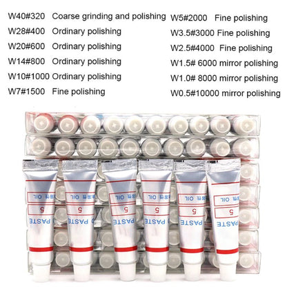 Metal Polishing Cream Diamond Abrasive Paste 320-10000 Grit Glass Metal Grinding Lapping Paste Oily For Grinding Glass Ceramics