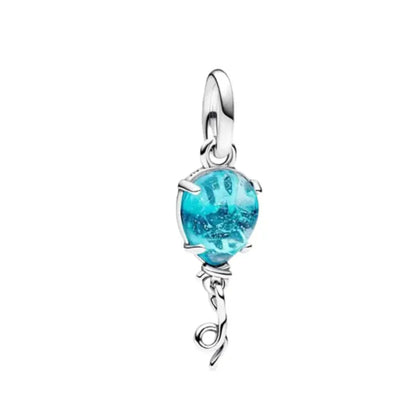 New 925 Silver Octopus crab Charm Bead Sea turtle starfish Seahorse dolphin Pendant Fit Original Bracelet Women DIY Jewelry Gift