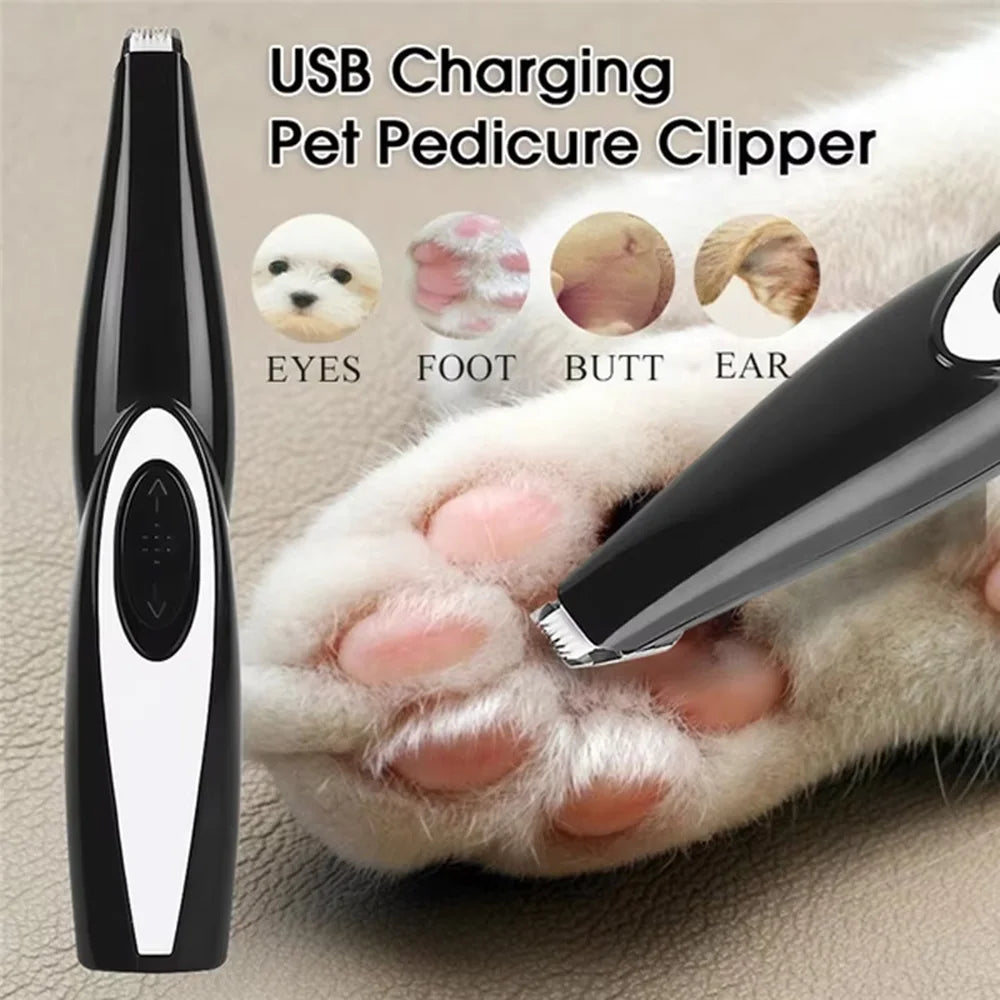 Electrical Pet Clipper Professional Grooming Kit Rechargeable Pet Hair Trimmer Shaver Set Animals Hair Cutting Machine Low-Noise