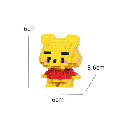 building block toys are luxurious models, suitable educational DIY games, cartoon anime games, building block lovers' desktop