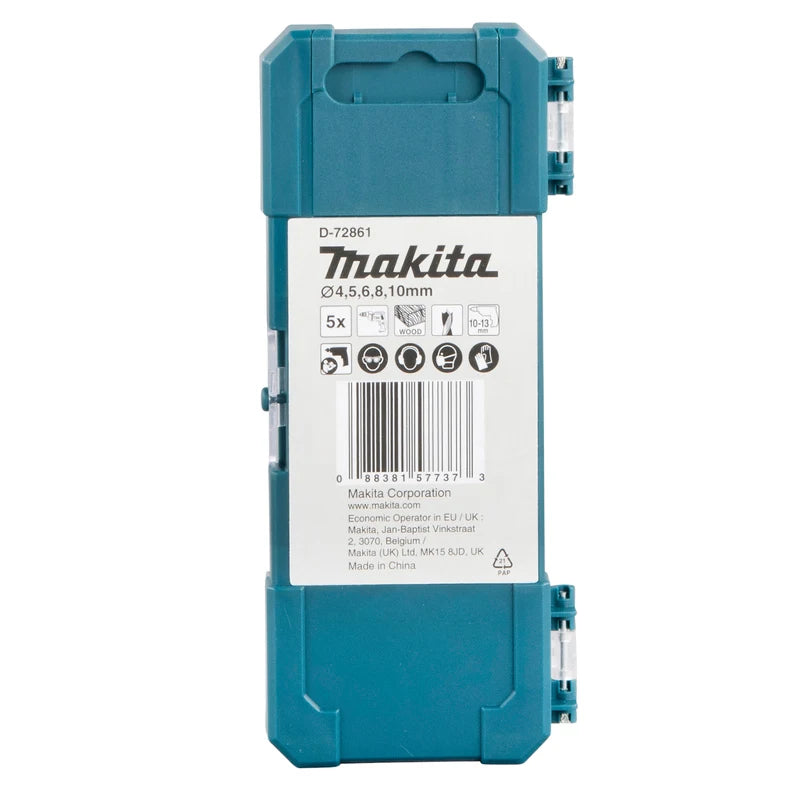 Makita D-72833 D-72861 Metal/Wood Drill Bit Set HSS-Tin Twist Drill Various Size Multifunctional Tool Accessories