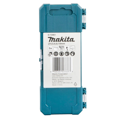 Makita D-72833 D-72861 Metal/Wood Drill Bit Set HSS-Tin Twist Drill Various Size Multifunctional Tool Accessories