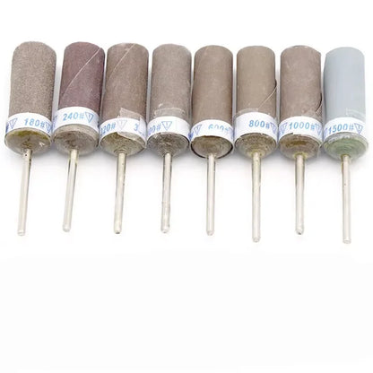 13Pcs Grit 180 to 5000 Sand Paper Bar Sandpaper Rotary Cutter 2.35mm Shank Rod Abrasive Grinder Rotary Tools Accessories