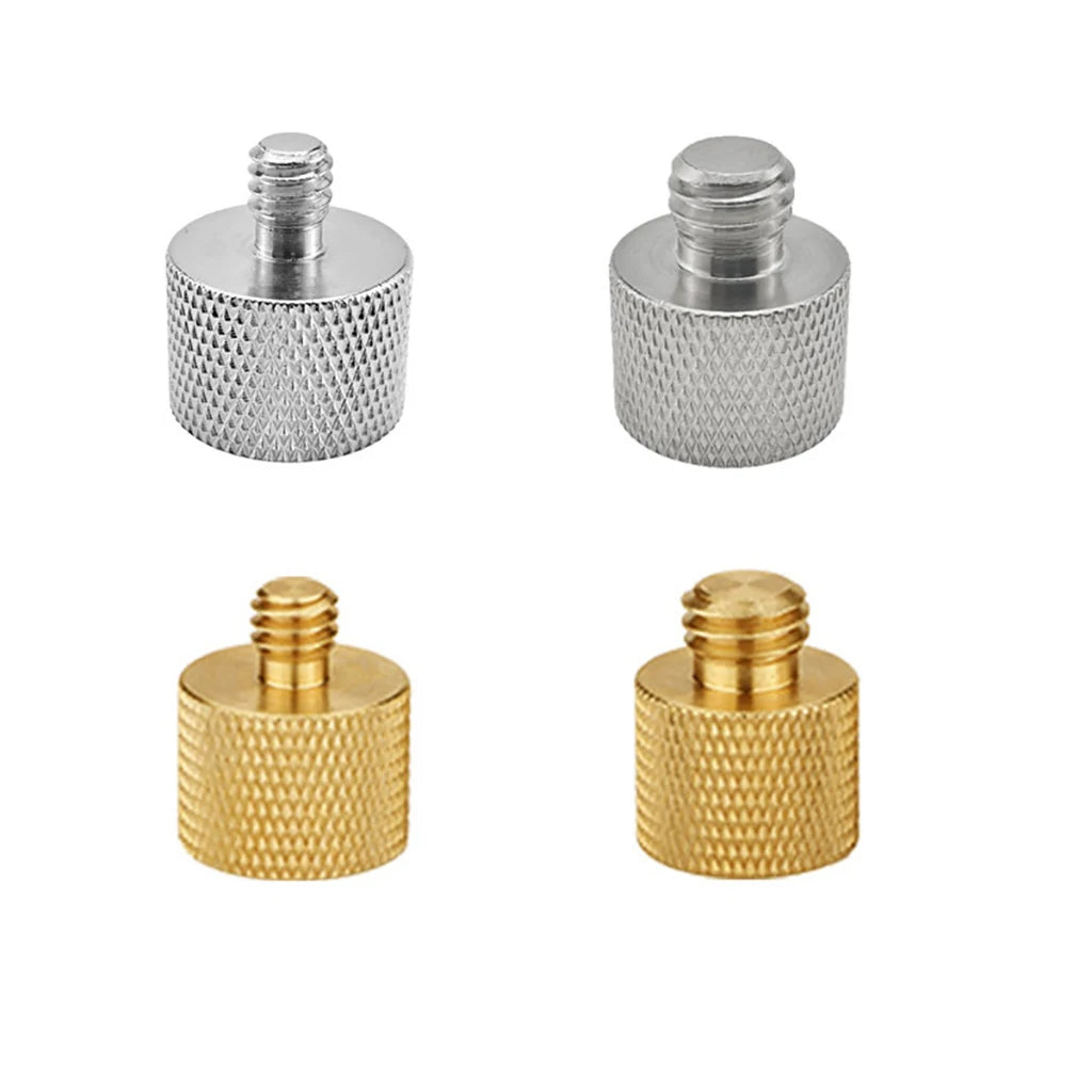 Microphone Holder Extended Rod 5/8"-27 5/8 1/4 3/8 Male Female Screw Converter Adapter Mic Stand Mount Tripod Camera Conversion