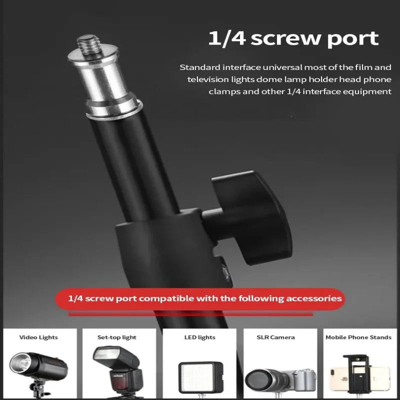 Heavy Duty Metal Alloy Light Stand Tripod for Photo Studio Softbox, Video Flash Reflector Stand, Lighting Background Stand