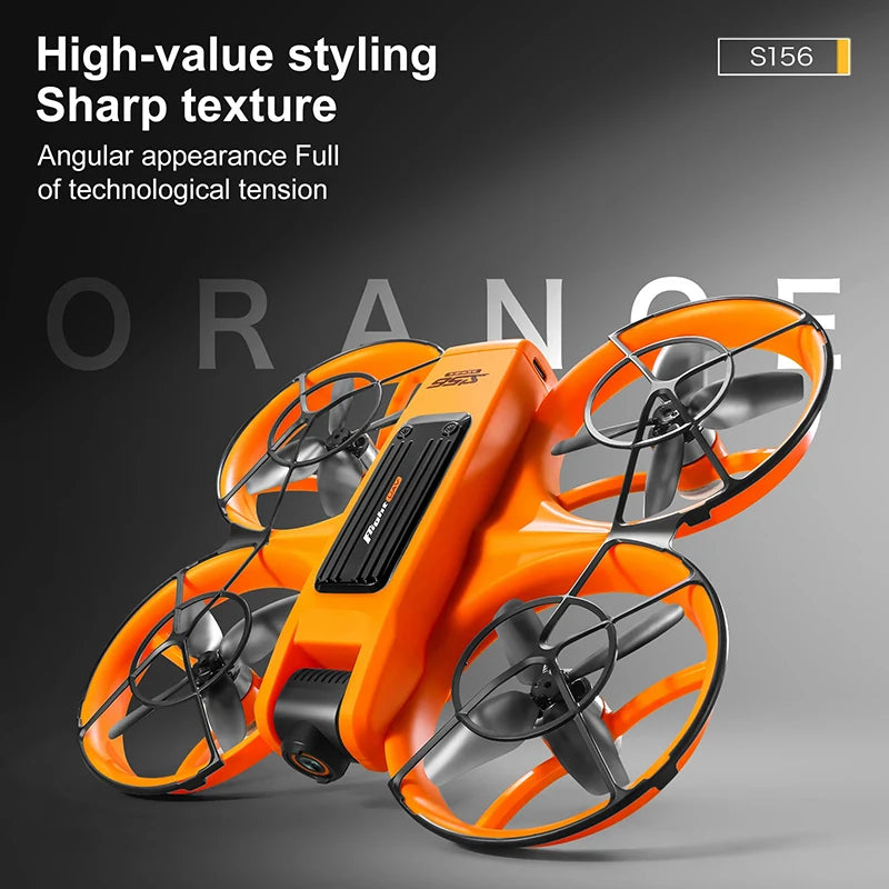 Upgrade S156 Drone 8K HD Dual Camera 3 Battery 5G WiFi FPV Brushless Motors Optical Flow Hover Obstacle Avoidance GPS Four-Axis Drone