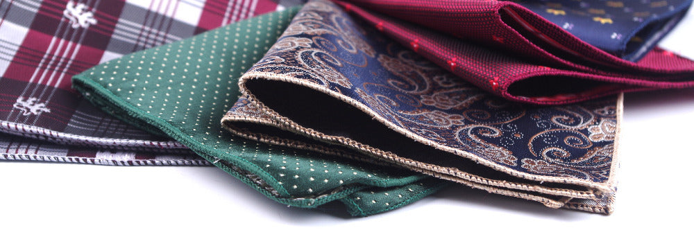 Vintage Paisley Men British Design Floral Print Pocket Square Handkerchief Chest Towel Suit Accessories
