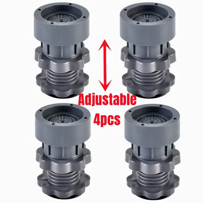 4Pcs, Anti Vibration Feet Pads, Rubber Legs, Slipstop, Silent Skid Raiser Mat for Washing Machine, Support Dampers, Stand Accessories