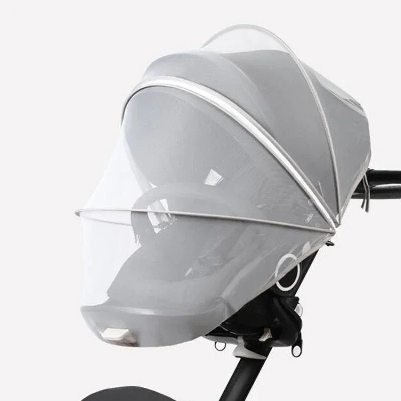 Zipper Type Fly Protection Accessories Children Crib Summer Mesh Carriage Full Cover Mosquito Net Baby Stroller Trolley Netting