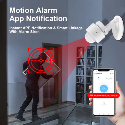 EWelink Zigbee With/Without a Stand PIR Motion Sensor, Human Body Infrared Detector, Security Alarm Sensor Works With APP
