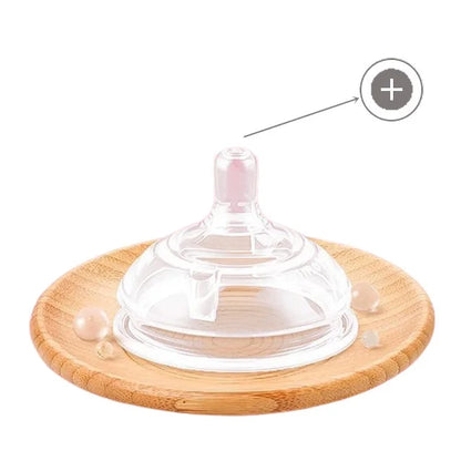 New 0-36 months baby nano-silicone bottle, 240ml 150ml Baby Bottle with handle Breastmilk-like design Soft milk pulling