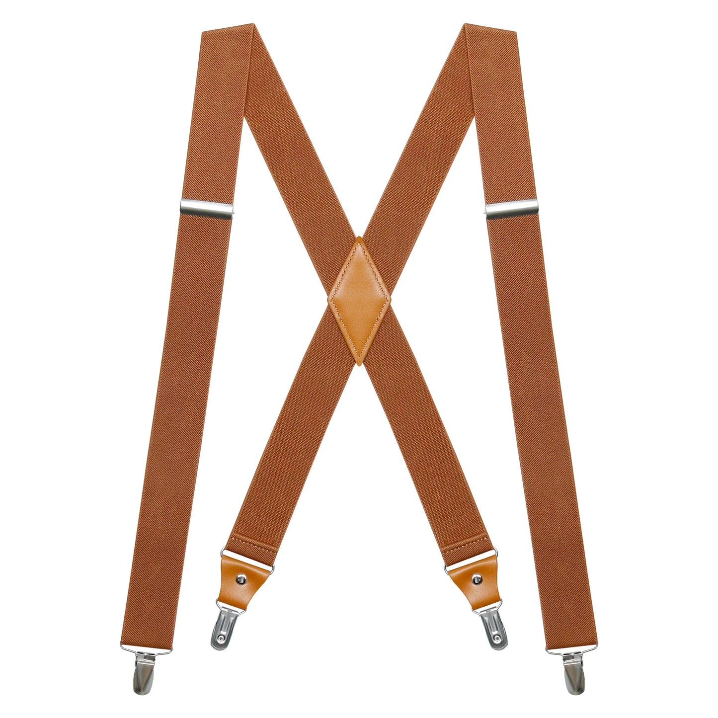 Suspenders for Men's Tuxedo Suspenders X-Back 1.4" Adjustable Elastic Suspender Braces Strong for Work Trousers Wedding