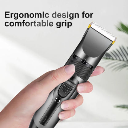Electric Hair Clipper Men's Professional Hair Clipper Ceramic Blade Household Low Noise Trimmer USB Charging Men's Haircut Tools