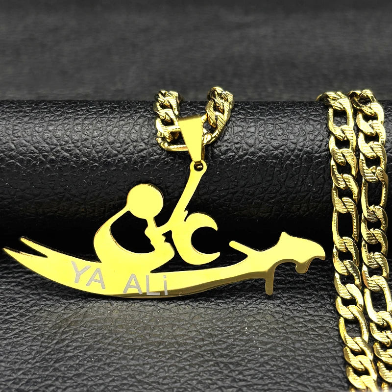 Hebrew Letter Hai Chai Symbol Pendant Necklace For Women Men Stainless Steel Jewish Life Symbol Necklace Religion Amulet Jewelry