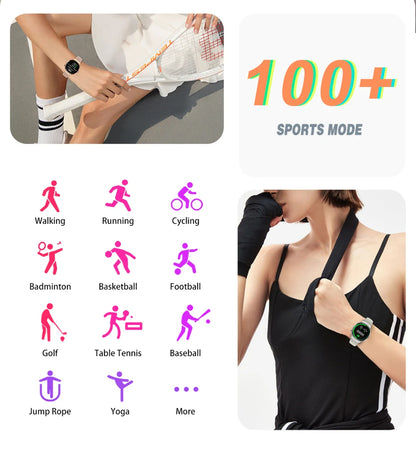 New GPS NFC Bluetooth Call Smartwatch, Women Watch, 4 mini Sports Track, Heart Rate Oximetry Monitoring Health Smartwatch For Woman